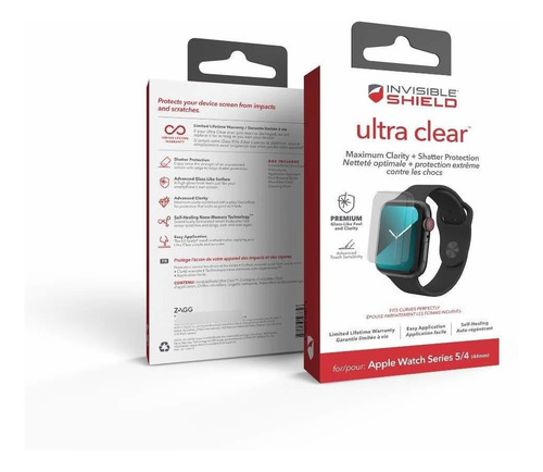 Imagen 6 de 6 de Invisibleshield Protector Pantalla Apple Watch S 4/5 44mm