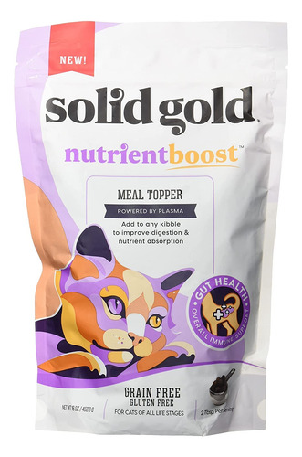 Solid Gold Nutrientboost - Decoracion De Comida Para Gatos,