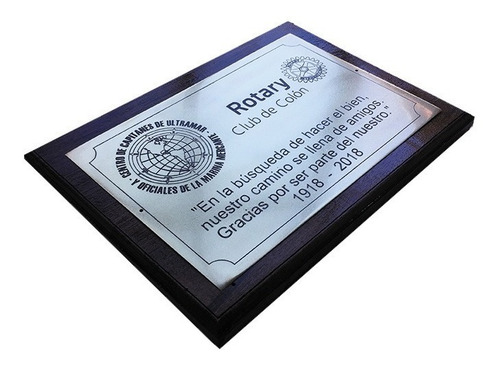 Imagen 7 de 10 de Placa Grabada En Bronce, Homenaje, Recordatoria. 40x30cm