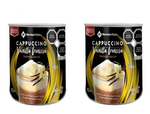  Cafe Capuchino Vainilla Francesa Members Mark 2 Botes 1.8kg