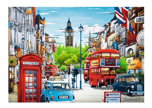 Puzzle Rompecabezas 1000 Piezas Trefl London Street Londres