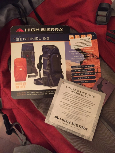 Mochila High Sierra Sentinel 65 Litros