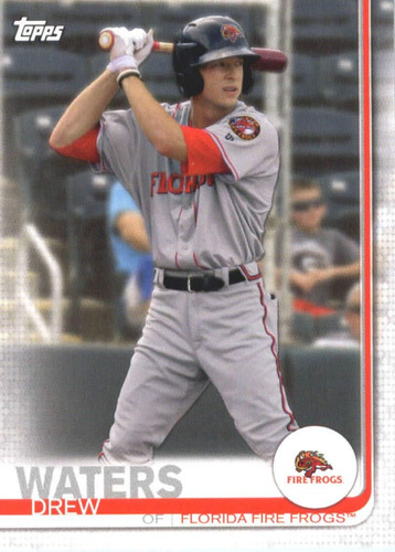 Tarjeta De Béisbol Topps Pro Debut 44 De Drew Waters Florida