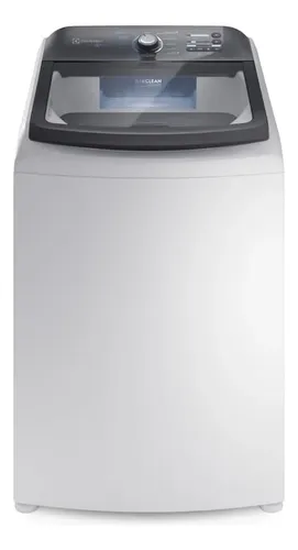 Lavadora de Roupas Electrolux Efficient LE18 18kg com Cesto Inox 127V Branco