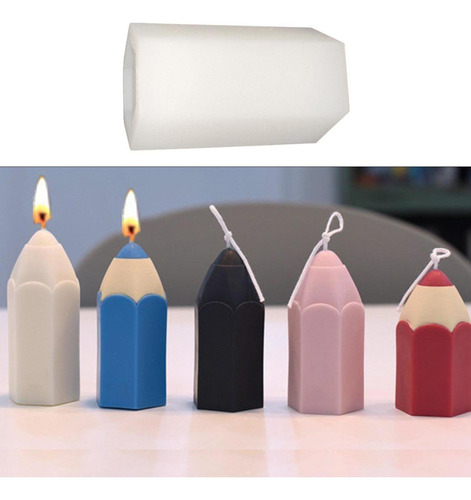 De Silicona Para Velas En Lápiz, Para Decoración De