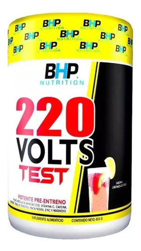 Pre-entreno 220 Volts Test Bhp
