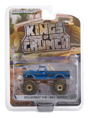 Greenlight King Of Crunch  1970 '70 Chevy K-10 Monster Truck