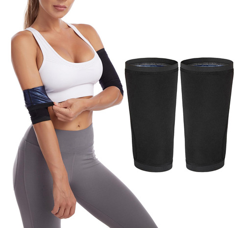 1 Par De Mangas De Brazo Para Adelgazar, Azul Xxl 3xl