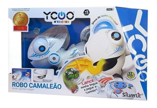 Imagem 1 de 9 de Robô Camaleão Controle Remoto Silverlit Dtc