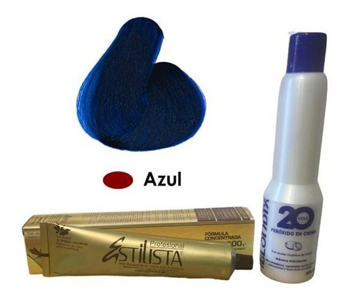  Tinte Estilista 100g Tono Azul