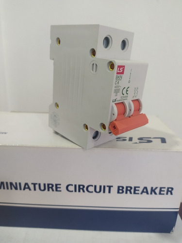 Breaker Termomagnético 2 X 6 Amp. Ls