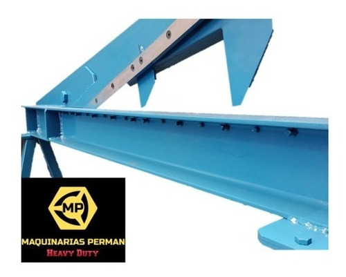 Imagen 3 de 4 de Cizalla Para Chapa Guillotina Manual - 1000mm - Hasta 1.6mm