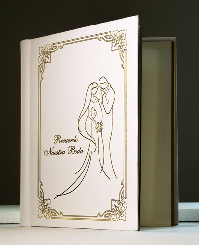 Imagen 6 de 7 de Álbum Boda Fotográfico Firmas Recuerdo Blanco Hadas