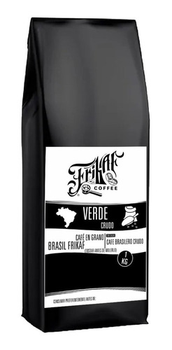 Cafe Origen Brasil Verde Crudo En Granos X 1 Kg Prm