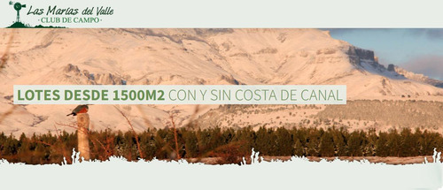 Terreno En Las Marias Del Valle Club De Campo San Martin De Los Andes - Lote B13