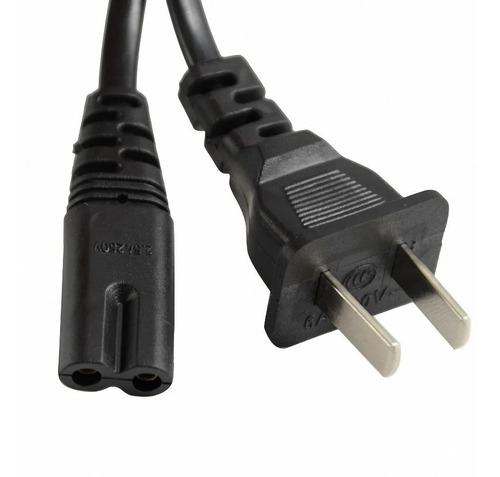 Cable De Poder Tipo 8 - 1.5 M Para Grabadora Impresoras,tv