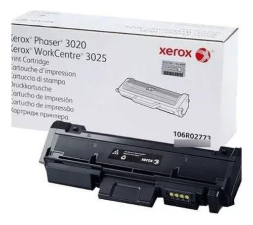 Toner Negro Xerox Phaser 3020 Original 