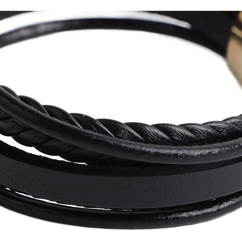 Pulsera Para Hombre Pulsera Estilo Cuero Pulsera Con