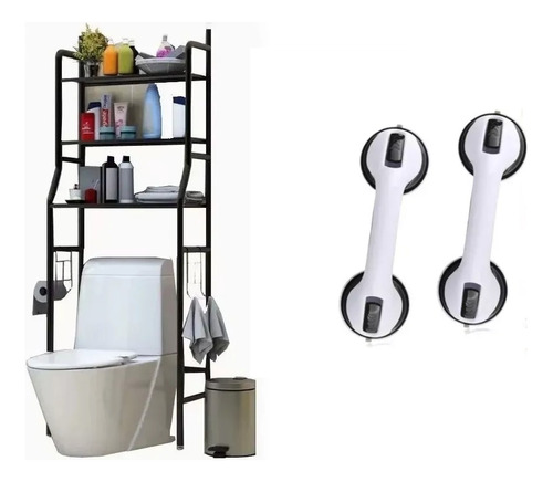 Mueble Organizador Baño Rack Estante Sanitario Regalo Barra