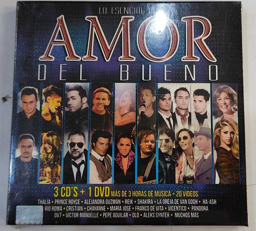 Lo Esencial De Amor Del Bueno 3cds Más Dvd