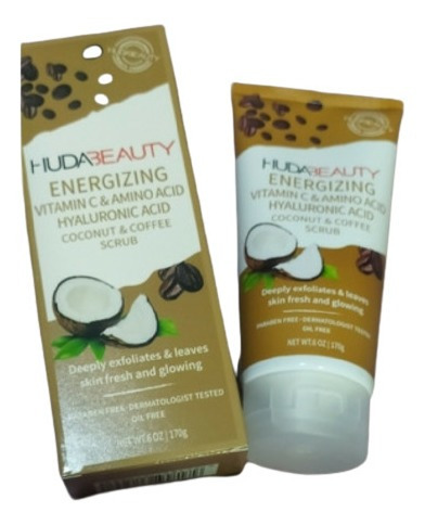 Exfoliante De Coco Y Café De Huddabeauty