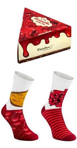 Calcetines Arco Iris - Hombre Mujer Novedad Divertido Cheese