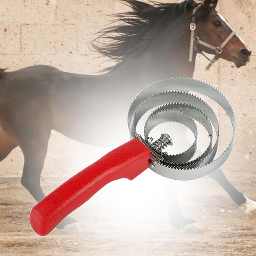 Peine De Curry Reversible, Cepillo De Metal Para 4 Anillos