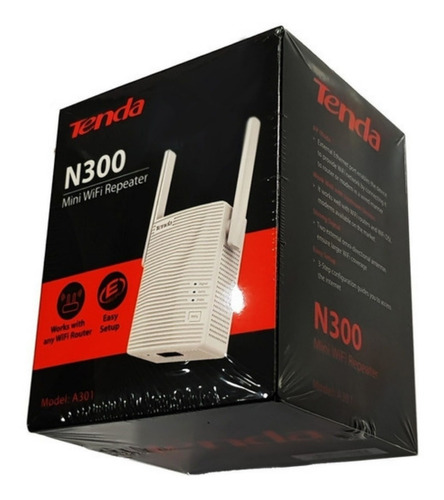 Imagen 5 de 10 de Extensor / Repetidor Wifi Tenda A301 300mb/s