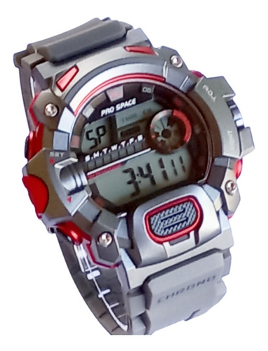 Reloj Hombre Pro Space 092 8 Sumergible 100 Cronógrafo  Alar