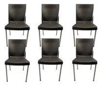 Comprar Sillas Plasticas Malba Galana Ticiana Reforzadas Pack X 6