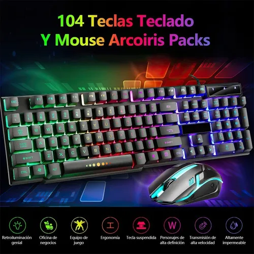 Teclado y ratón gaming game hotsell