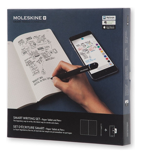 Cuaderno De Escritura Inteligente Moleskine Con Boligrafo In