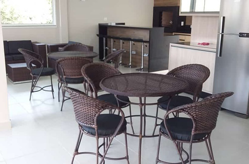 Conjunto De Mesa Para Jardim/área Externa Com 4 Cadeiras