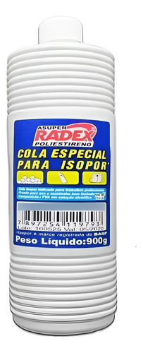 Cola Profissional Asuper Especial Para Isopor 450g Radex