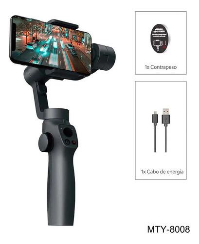 Gimbal Para Celular Tomate Mty-8008