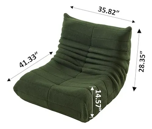 Sillón De Puff De Lana Para Adultos Y Adolescentes, Cómodo P