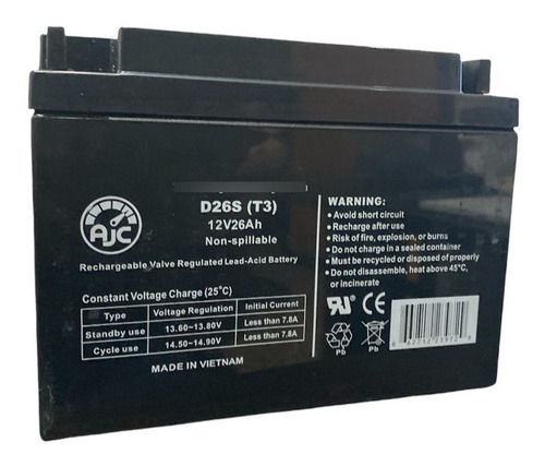 Bateria 12v - 26 Amp Ajc