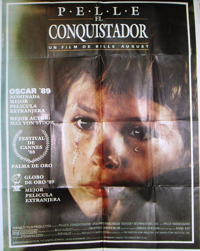 Afiche Original De La Película Pelle, El Conquistador