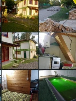 Cabañas El Terreno En Cosquin ,pileta Compartida,frente Al Rio,wifi,tv