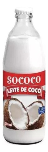 Leche De Coco Tradicional 500 Ml - Sococo. Orig. Brasil.