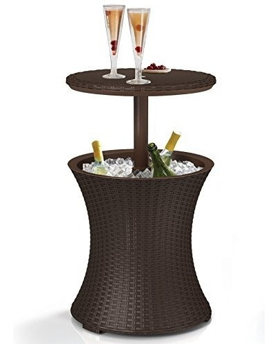 Keter 75gal Cool Bar Rattan Style Patio Al Aire Libre Piscin