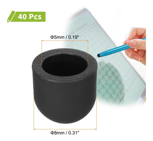 Meccanixity 40pcs Reemplazo De Puntas De Lápiz De Lápiz 8 Mm