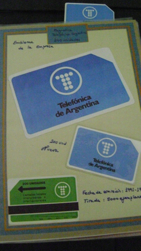 Tarjeta Telefonica Coleccion Telefonica Argentina Magnetica6