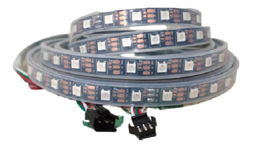 Imagem 3 de 6 de Fita Led Ws2812b Ws2812 Digital 300 Leds 5v Ip67 Rolo 5m