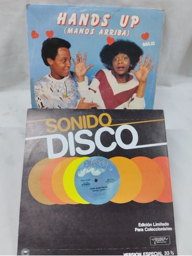 Lp's Discos De Acetato De Hands Up Version Larga Y Corta