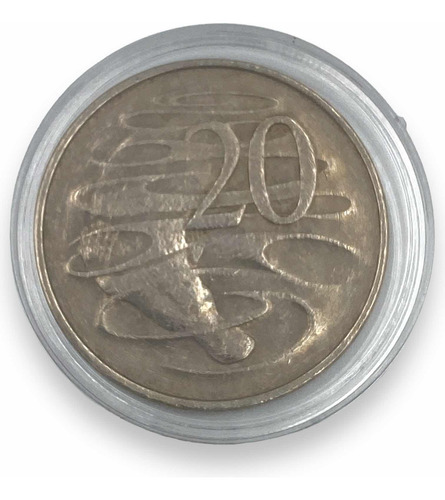 Antigua Moneda 20 Centavos País De Oceanía Australia 1967 (Usado)