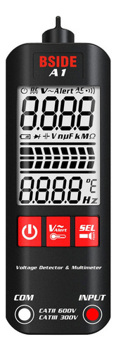 Multímetros Detector Rms Mini A1 Bside True Meter Continuida