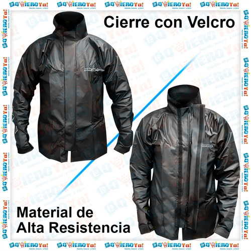 Imagen 9 de 10 de Traje Lluvia Impermeable Para Moto Mac Blast Rainsuit Agua Reflectivo