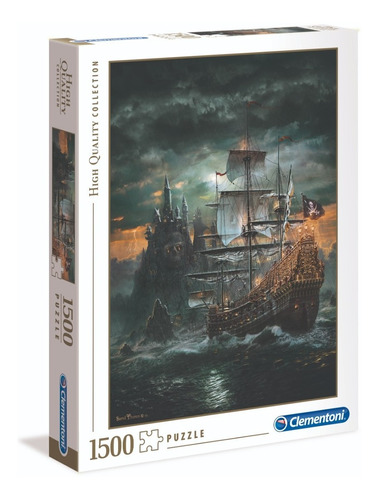 Puzzle Rompecabezas 1500 Pzs Barco Pirata Clementoni 31682