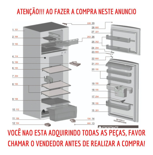 Acessórios Geladeira Electrolux Df38a Originais